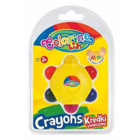   Marokzsírkréta készlet, 6 db-os, csillag alakú, Colorino Baby Line 2+