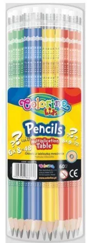 Grafitceruza radírral, Colorino Multiplication, szorzótáblás