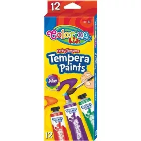 Tempera készlet, 12x12ml, tubusos, Colorino