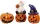 Halloweeni figurák, 3 db/csomag, 1,5-3,5cm magas