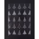 Celofán tasak, 180x450mm, 10 db/csomag, karácsonyi mintás