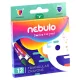 Nebulo zsírkréta készlet 12 db-os