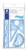 Vonalzókészlet, nagy, műanyag, hajlítható, 4 db-os, Staedtler 569PB, többféle színben