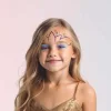 Arcfesték, tégelyes, 9 db-os, hajráffal, koronával, Princess, Kidea