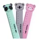 Állatos vonalzó, 15cm, 3 féle változat (koala, panda, maci), Kidea, 1 db
