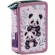 Pandás tolltartó, 2 emeletes, töltött, PA11, két panda