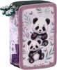 Pandás tolltartó, 3 emeletes, töltött, PA11, két panda
