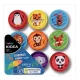 Nyomda szett, 9 db-os, állatos, (oroszlán, tigris, elefánt, nyúl, róka, kutya, pingvin, majom és panda), Kidea