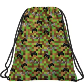   Minecraft mintás tornazsák, 41x35cm, BackUp, 2026, A81, Play