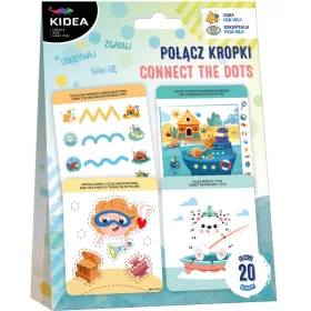   Foglalkoztatókészlet: Kösd össze a pontokat! 20 lap/szett, Kidea