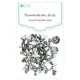 Harangok, csengők, fűzhető, 30 db/csomag, 6-10mm-es, ezüst színű