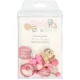 Csináld magad kulcstartó, 8 db-os készlet, Pinky Puppy