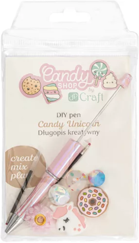Csináld magad díszes toll, 7 db-os, Candy Unicorn