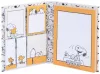 Snoopy jegyzettömb, post-it tömbökkel, jelölőcímkékkel, Snoopy Lazy Days