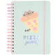Pusheen cicás bullet journal, napló, A/5, 90 lapos, Foodie Collection