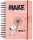 Snoopy bullet journal, napló, spirál, A/5, 90 lapos, Make a wish