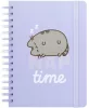 Pusheen cicás spirál napló, A/5, 90 lapos, Moments, lila