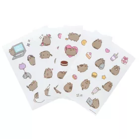   Pusheen cicás matrica, 4 ív (laptophoz, okostelefonhoz, tablethez)