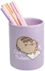 Pusheen cicás kerámia ceruzatartó, 11cm, Moments, lila