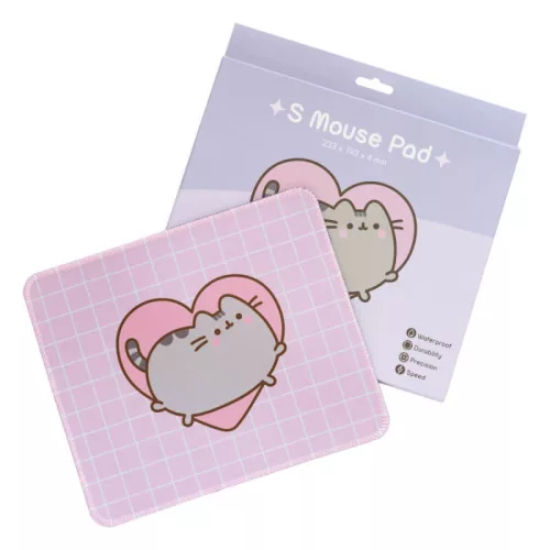 Pusheen cicás egér alátét, gamer egérpad, 23,5x9cm, Moments