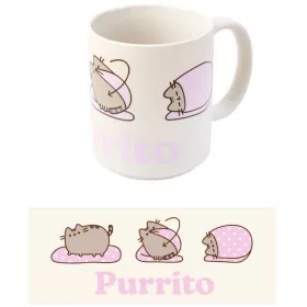 Pusheen cicás bögre, kerámia, 350ml, Purrito