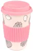 Pusheen cicás kerámia pohár tetővel, 400ml, Moments