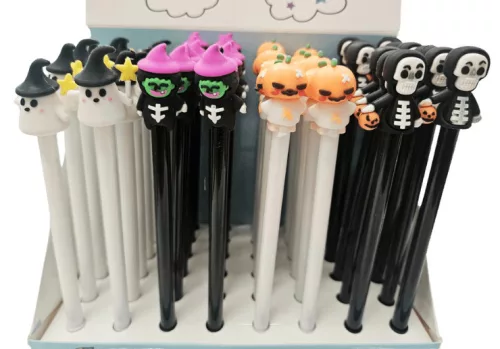 Zseléstoll halloweeni figurákkal, többféle változat