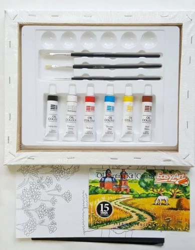 Olajfestmény készítő kreatív szett, Hazaúton, 7+
