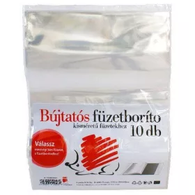   Füzet- és tankönyvborító, A/5, bújtatós, 10 db/csomag, Süni