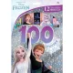 100 matrica kifestő lapokkal, 12 színezhető lap + matricák, Jégvarázs