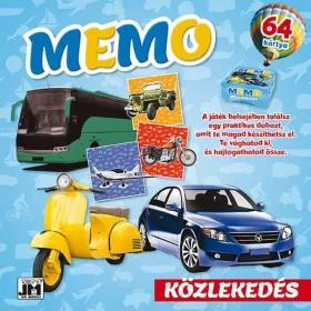 Memóriajáték füzetben, 21x21cm, Közlekedés