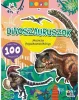 Matricás foglalkoztatókönyv, matricás füzet, A/4, 16 oldal+100 matrica, Dinoszauruszok