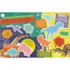 Matricás foglalkoztatókönyv, matricás füzet, A/4, 16 oldal+100 matrica, Dinoszauruszok