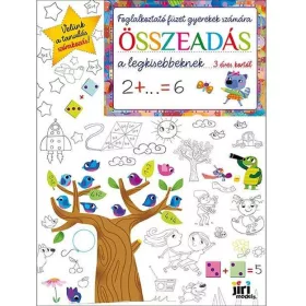   Foglalkoztató füzet gyerekek számára A/4, 32 oldal, Összeadás