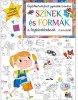 Foglalkoztató füzet gyerekek számára A/4, 32 oldal, Színek és formák