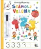 Suliváró foglakoztató füzet, 22 lekaparható lap + filctoll, Számolj velünk