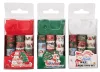 Karácsonyi mini mintás ragasztószalag, 9 db/csomag + mini tépő, többféle változat (5x8,5cm)