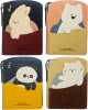 Állatos notesz, 8,5x11cm, tollal, 4 féle (panda, cica, nyuszi, medve)