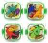 Radír dinoszauruszok, dobozos (6x6x3cm), Dinosaurs, 4 féle