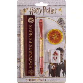   Harry Potter írószer szett 5 db-os, (toll, ceruza, radír, vonalzó, hegyező), Hogwarts Express