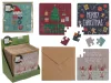 Ajándékkísérő puzzle borítékkal, 10x10cm, többféle változat