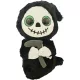 Halloweeni plüss figura, kaszás, 23cm