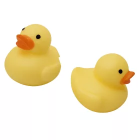   Gumikacsa formájú squishy, antistressz játék, 7x7 cm-es, sárga