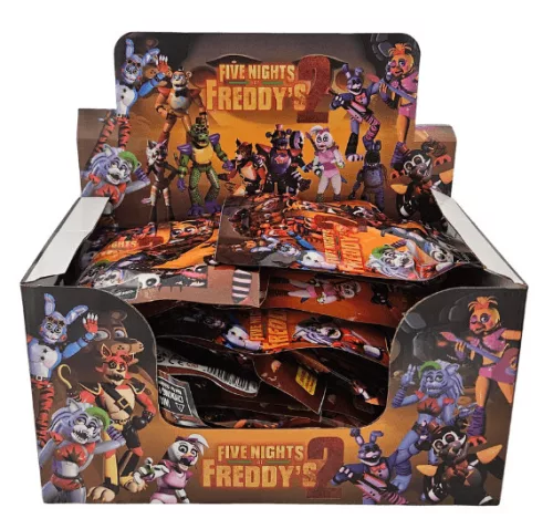 Five Nights at Freddy zsákbamacska figura tasakban, kb. 10 cm-es