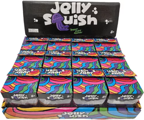 Jelly squishy, medúza formájú antistressz játék, kb. 5 cm-es
