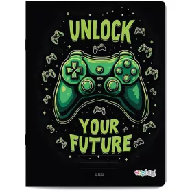 Gamer füzet A/4, 40 lapos, vonalas, OXY Gamer 444