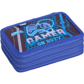   Gamer tolltartó, 3 emeletes, üres, 21x14x5cm, Lizzysuli, Esport Gamer on Duty
