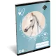 Lovas tűzött füzet A/5, 32 lap sima (20-32), Lizzysuli, Wild Beauty Sport Club
