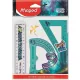 Vonalzókészlet, kicsi, műanyag, törhetetlen, 3 db-os, Maped Dragon sárkány