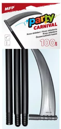 Játék kasza, 100 cm, műanyag